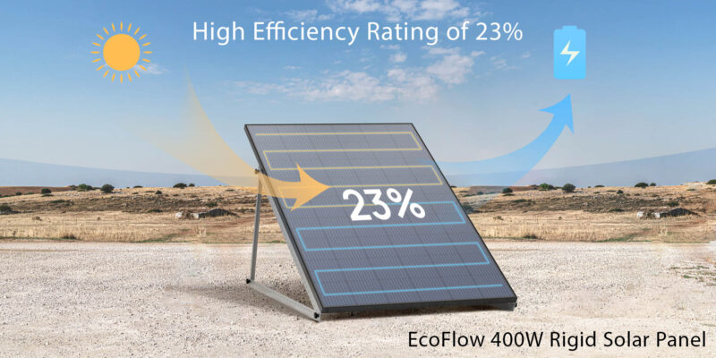 EcoFlow 400W Rigid Solar Panel