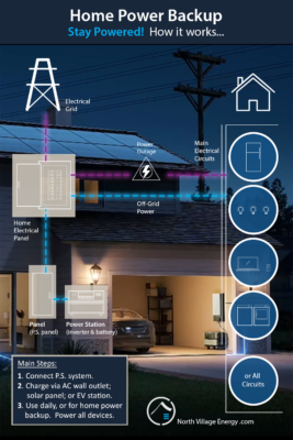 Home Power Backup Infographic